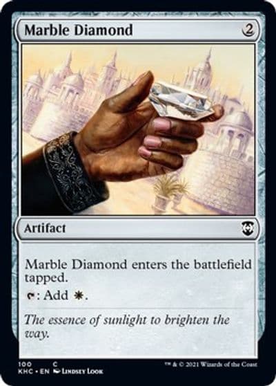 Marble Diamond Commander: Kaldheim Magic card