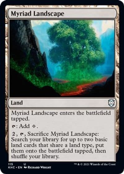 Myriad Landscape Commander: Kaldheim Magic card