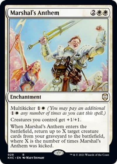 Marshals Anthem Commander: Kaldheim Magic card