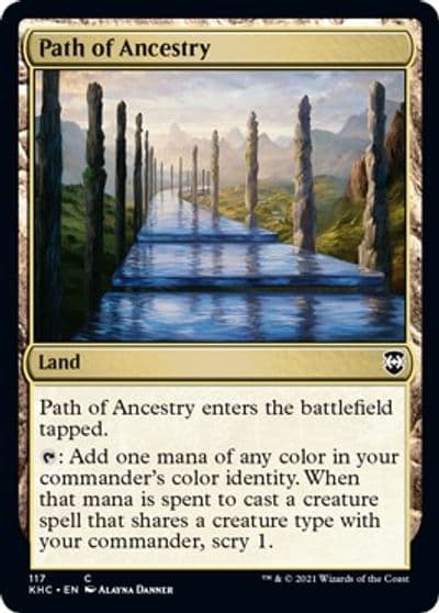 Path of Ancestry Commander: Kaldheim Magic card