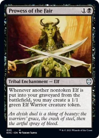 Prowess of the Fair Commander: Kaldheim Magic card