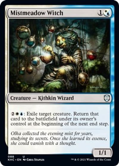 Mistmeadow Witch Commander: Kaldheim Magic card