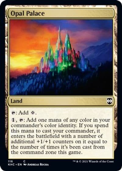 Opal Palace Commander: Kaldheim Magic card