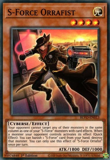 S Force Orrafist Blazing Vortex Yu-Gi-Oh! card