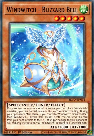 Windwitch Blizzard Bell Blazing Vortex Yu-Gi-Oh! card