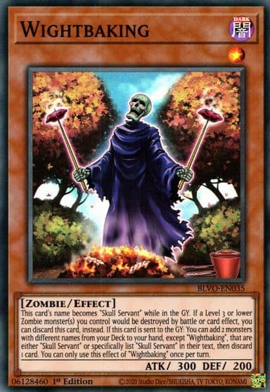 Wightbaking Blazing Vortex Yu-Gi-Oh! card