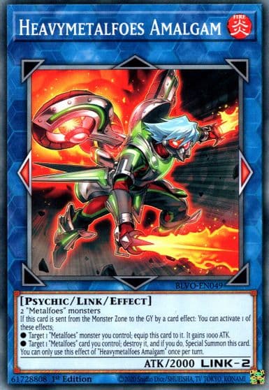 Heavymetalfoes Amalgam Blazing Vortex Yu-Gi-Oh! card