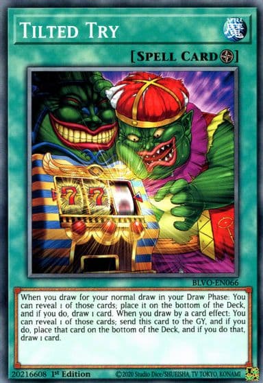 Tilted Try Blazing Vortex Yu-Gi-Oh! card