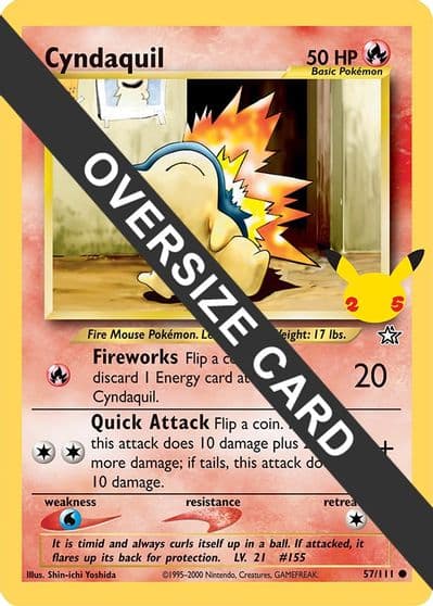 Cyndaquil First Partner Pack Pokemon card