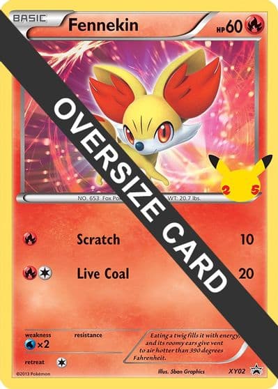 Fennekin First Partner Pack Pokemon card