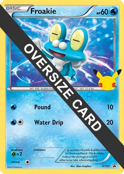 Froakie First Partner Pack Pokemon card