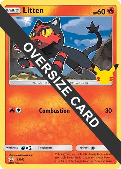 Litten First Partner Pack Pokemon card