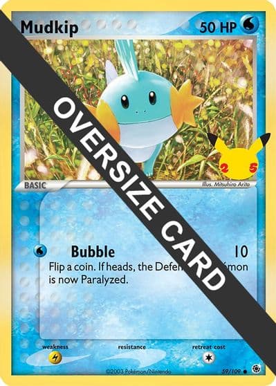 Mudkip First Partner Pack Pokemon card