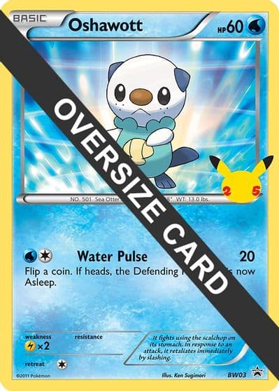Oshawott First Partner Pack Pokemon card