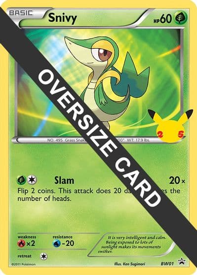 Snivy First Partner Pack Pokemon card