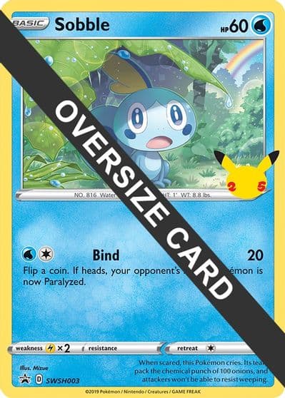 Sobble First Partner Pack Pokemon card