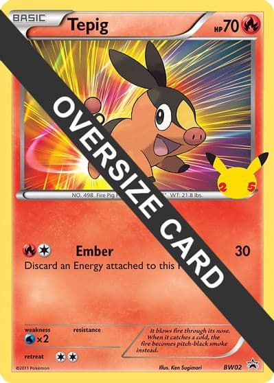 Tepig First Partner Pack Pokemon card