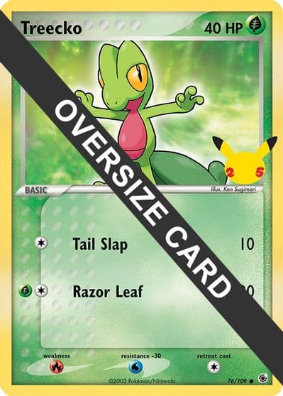 Treecko First Partner Pack Pokemon card