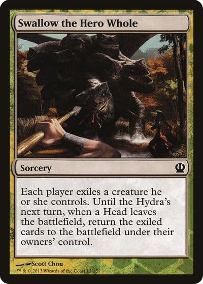 Swallow the Hero Whole Hero's Path Promos Magic card