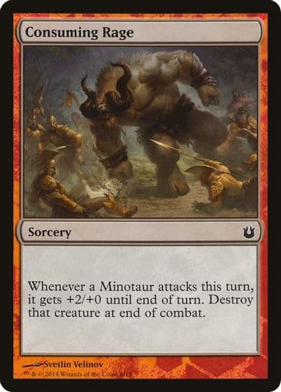 Consuming Rage Hero's Path Promos Magic card