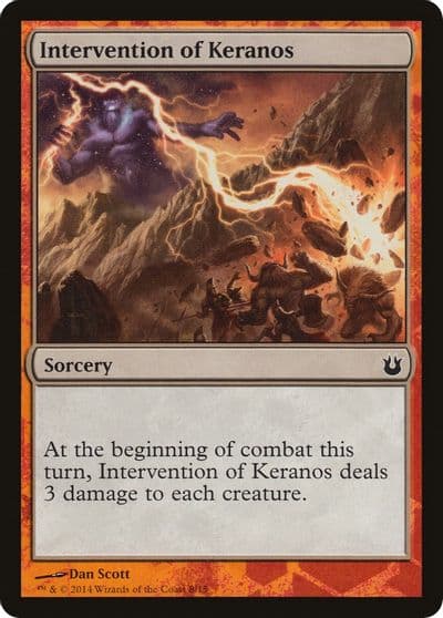 Intervention of Keranos Hero's Path Promos Magic card