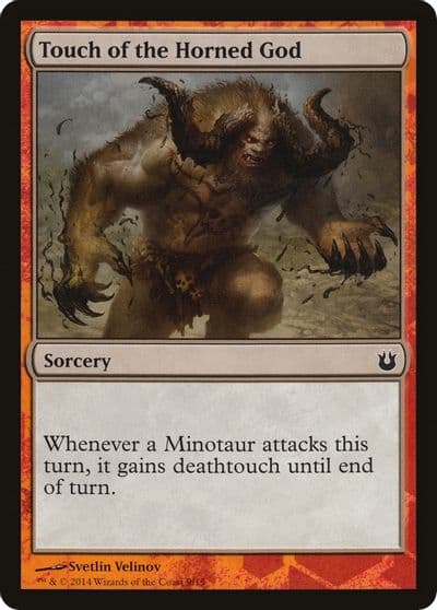 Touch of the Horned God Hero's Path Promos Magic card