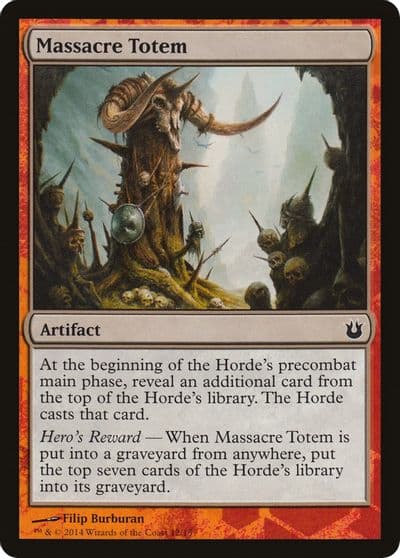 Massacre Totem Hero's Path Promos Magic card