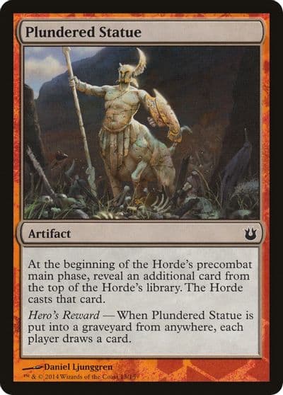 Plundered Statue Hero's Path Promos Magic card