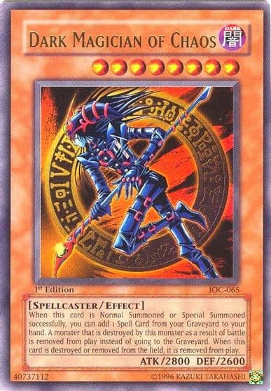 Dark Magician of Chaos Invasion of Chaos Yu-Gi-Oh! card