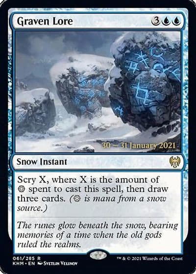 Graven Lore Prerelease Cards Magic card