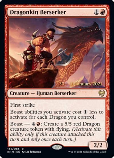 Dragonkin Berserker Prerelease Cards Magic card