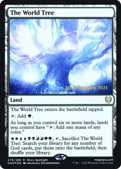 The World Tree Prerelease Cards Magic card