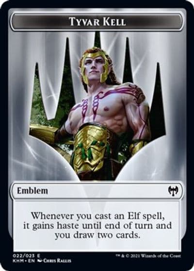 Emblem Tyvar Kell Kaldheim Magic card
