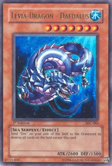 Levia Dragon Daedalus Invasion of Chaos Yu-Gi-Oh! card