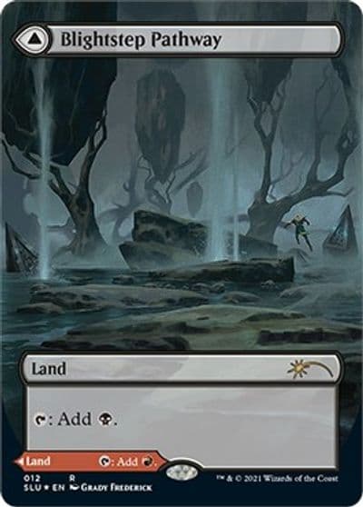Blightstep Pathway Borderless Secret Lair Series Magic card