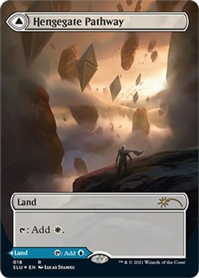 Hengegate Pathway Borderless Secret Lair Series Magic card