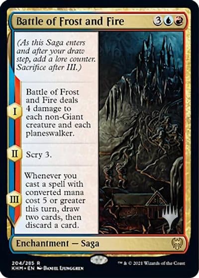 Battle of Frost and Fire Promo Pack: Kaldheim Magic card