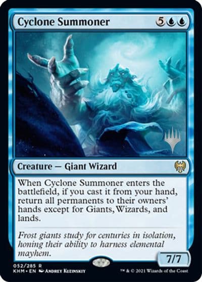 Cyclone Summoner Promo Pack: Kaldheim Magic card