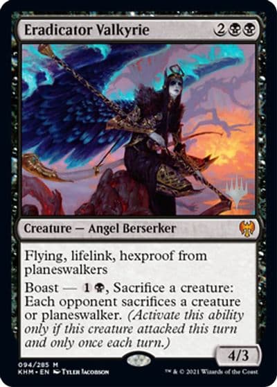 Eradicator Valkyrie Promo Pack: Kaldheim Magic card
