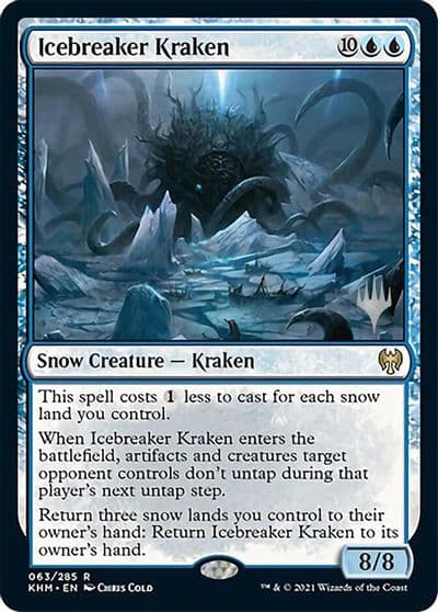 Icebreaker Kraken Promo Pack: Kaldheim Magic card