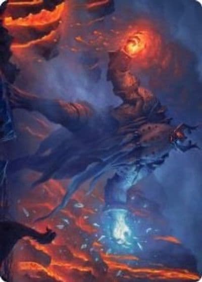 Aegar the Freezing Flame Art Card Art Series: Kaldheim Magic card
