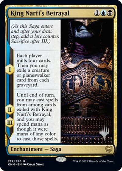 King Narfis Betrayal Promo Pack: Kaldheim Magic card
