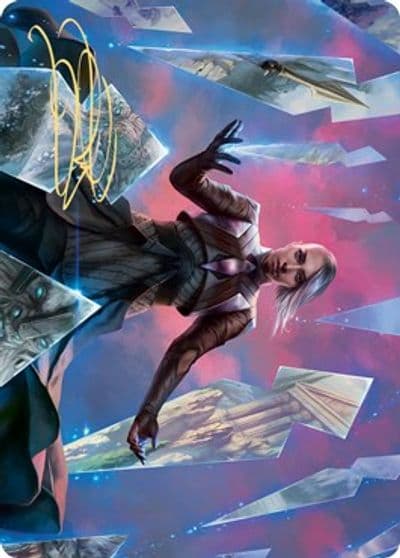 Behold the Multiverse Art Card Gold Stamped Signature Art Series: Kaldheim Magic card