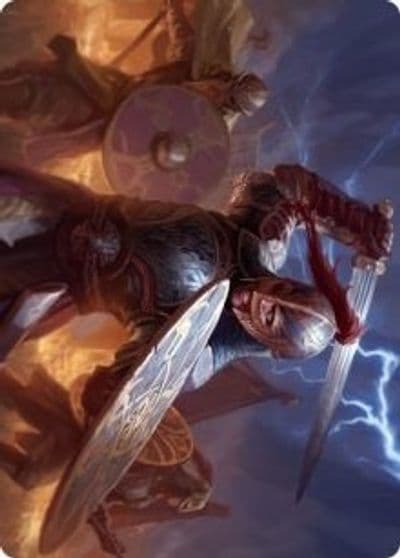 Beskir Shieldmate Art Card Art Series: Kaldheim Magic card