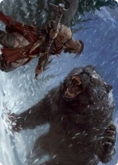 Blizzard Brawl Art Card Art Series: Kaldheim Magic card