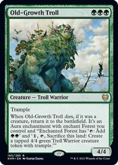 Old Growth Troll Promo Pack: Kaldheim Magic card