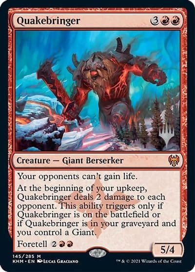 Quakebringer Promo Pack: Kaldheim Magic card