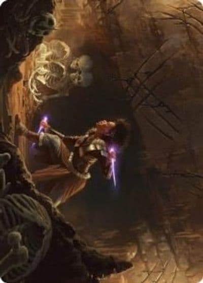 Dogged Pursuit Art Card Art Series: Kaldheim Magic card