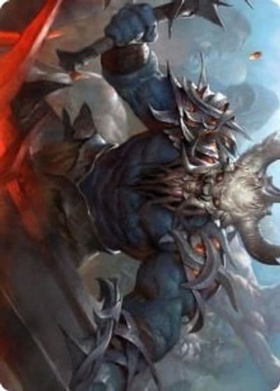 Frenzied Raider Art Card Art Series: Kaldheim Magic card