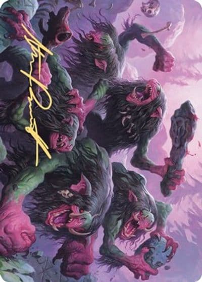 Hagi Mob Art Card Gold Stamped Signature Art Series: Kaldheim Magic card